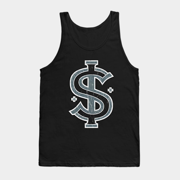 Dollar Sign Tank Top by BERMA Art